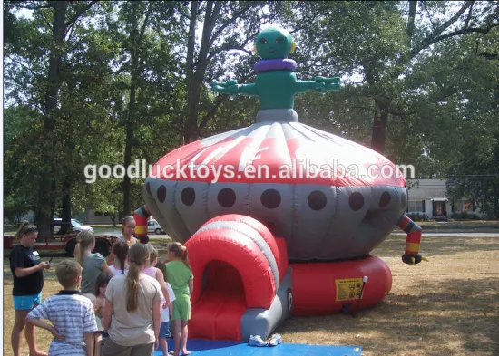 inflatable alien and UFO for advertising for party
