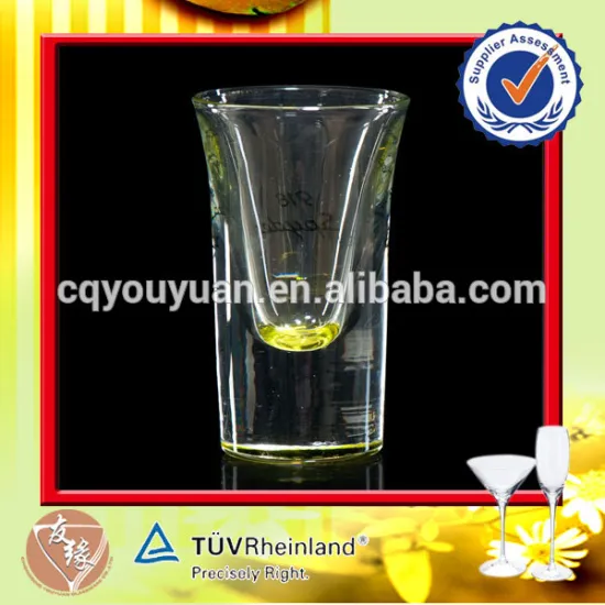 Fancy stemless decorative shot glasses 1oz