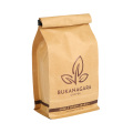 Flat Biodegradable Coffee Bag With Compostable Valve