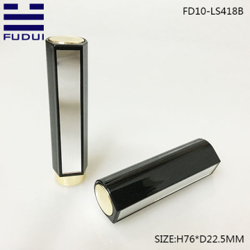 Elegant push type empty lipstick container with mirror