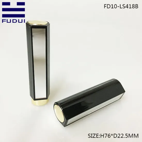 Elegant push type empty lipstick container with mirror