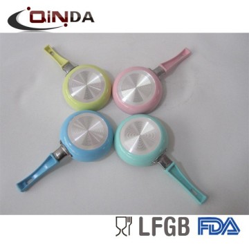 aluminum ceramic coated 12cm mini egg frying pan