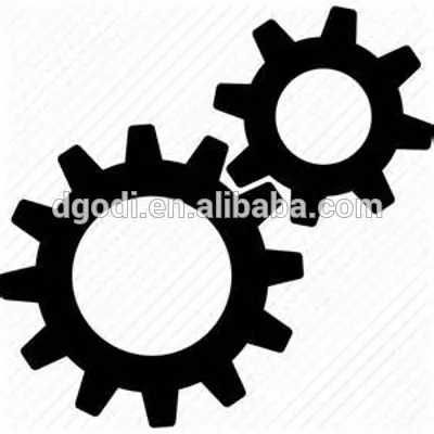 OEM custom made plastic/plastic and brass gear cogs