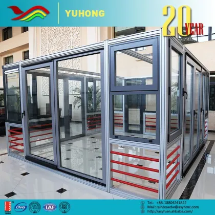 New product high quality design heat insulation soundproof windows and doors