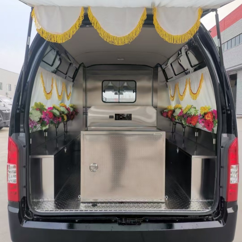Refrigerated ice coffin
