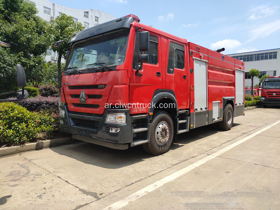 العلامة التجارية الجديدة HOWO T5G 330HP Water Fire Trucks