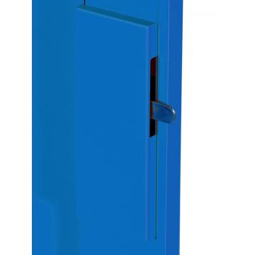 Lockable 2 Door Metal Garage Shelving Cabinets