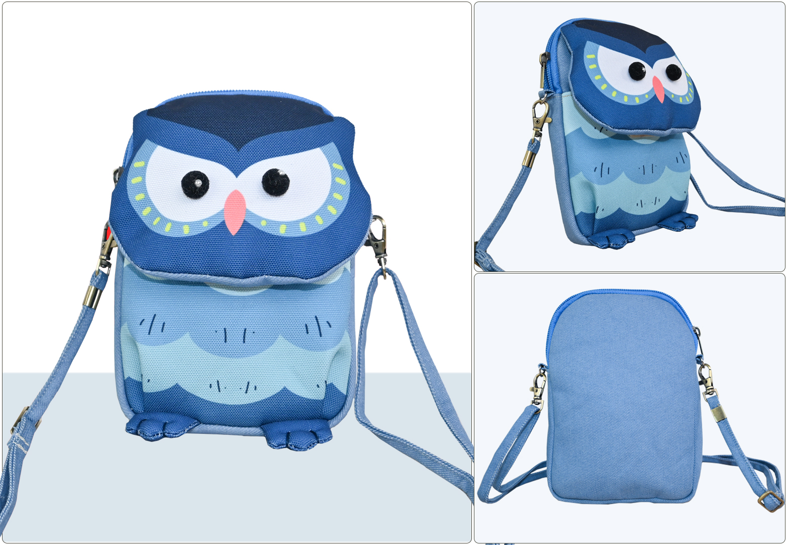 Flap-top crossbody bag