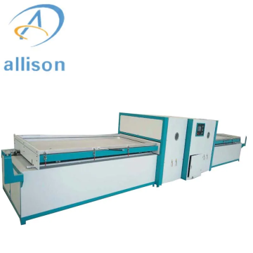 Qingdao Allison Double Side Wood Door MDF Board Vacuum Laminating Machine
