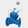 Diaphragm type remote control float valve