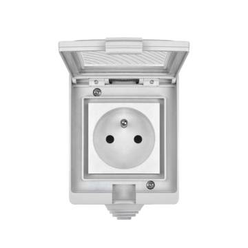 EU Standard 250V 16A Weatherproof Socket Switches for Outdoor Use with IP55 Rating
