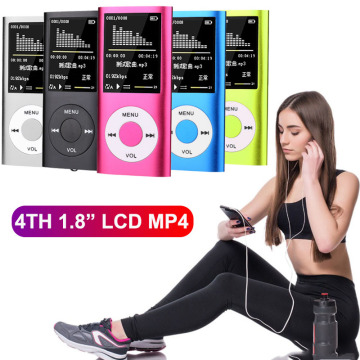 MX890 Sports Cute FM Radio Mp3 Mp4 Player Portable With 1.8" LCD Support Music Video Media Mp3 Mp4 Player For IPod Style