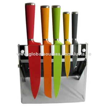 Salad master solingen knife colored non-stick coating