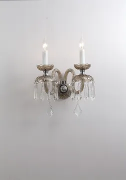 Modern Living Room Magnificent Crystal Wall Lamp