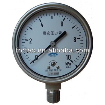 Stainless steel Pressure Gauge/high quality pressure gauge