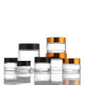 pots en verre d'emballage cosmétique rond 10 ml