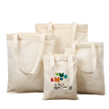 Blank Plain Reusable Shopping Cotton Tote Bags