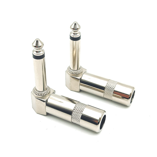 6.35mm Mono Phone Plug Guitar Audio Cable Connector