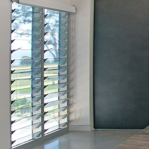 Waterproof Aluminum Louver Jalousie Glass Windows For Sale