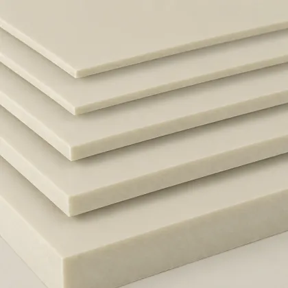 Ivory White PP Plastic Sheet 1000x2000mm