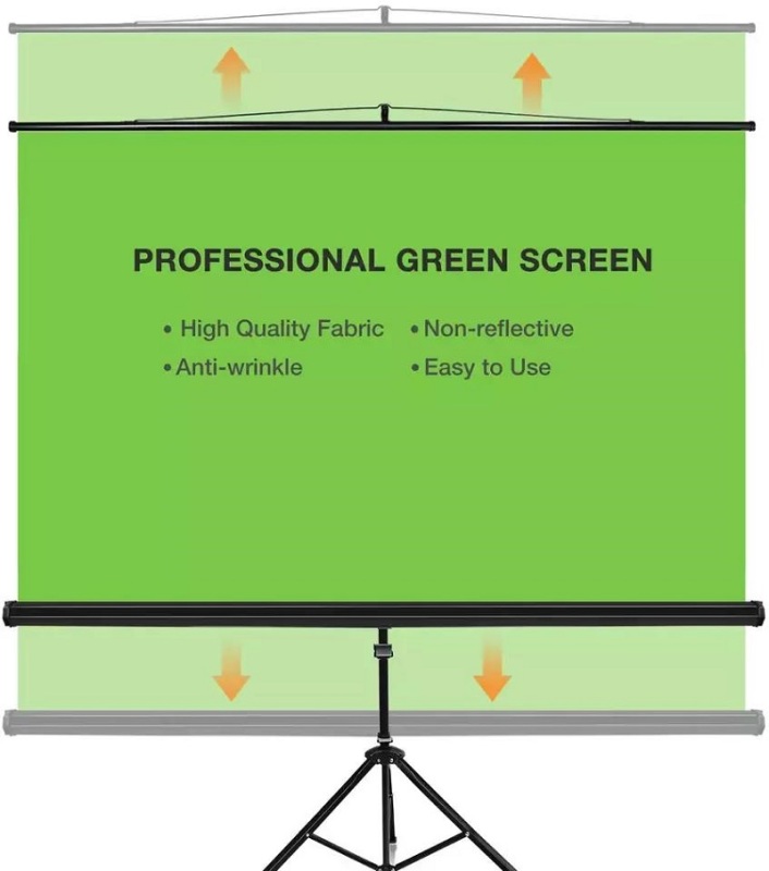Portable foldable green screen
