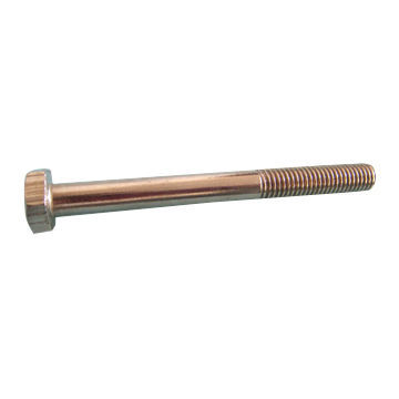 Hex Head Bolt with Fine Threads, Yellow Zinc-plated and 480HV Hardness