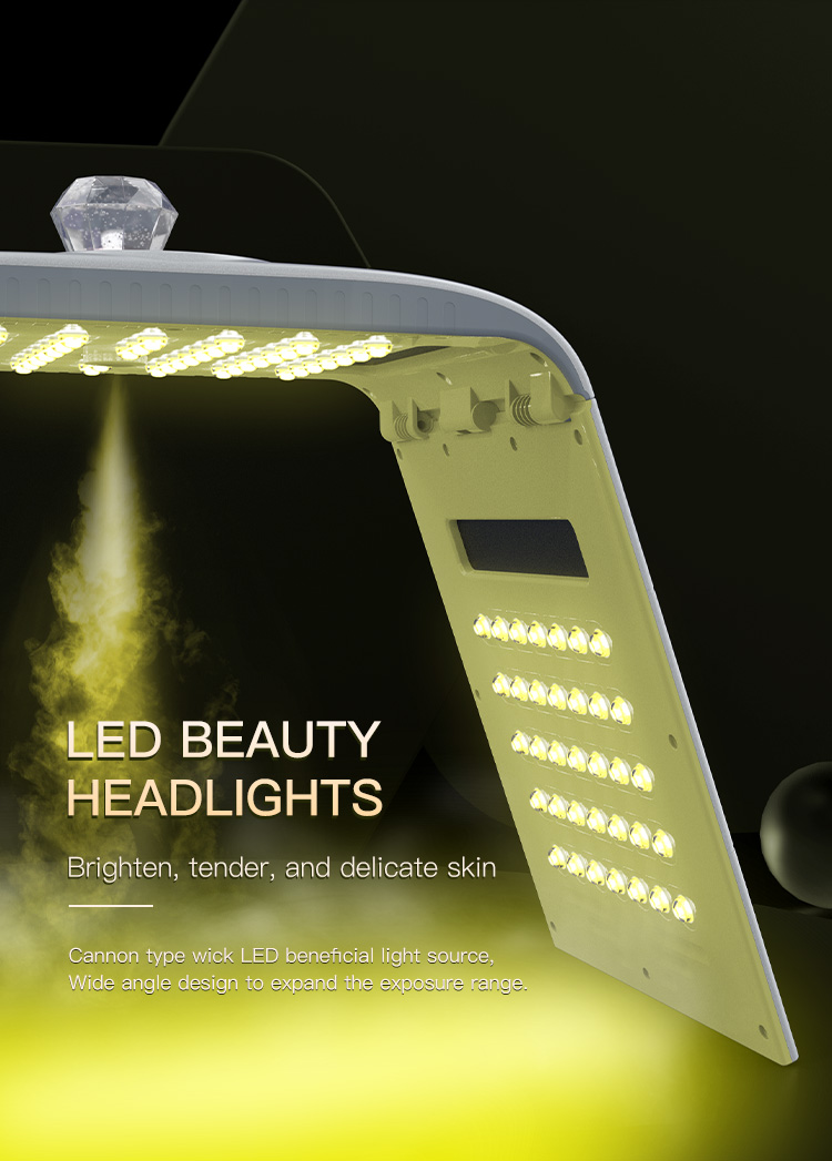 led therapy light nano steam