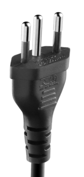Power cord INMETRO Brazilian 3 Pins Plug