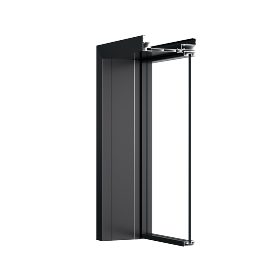 aluminum swing door