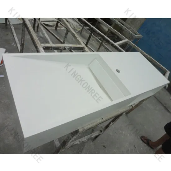Customized Rectangle Solid Surface Above Counter Wash Basins,cheap Bathroom Wash Basins