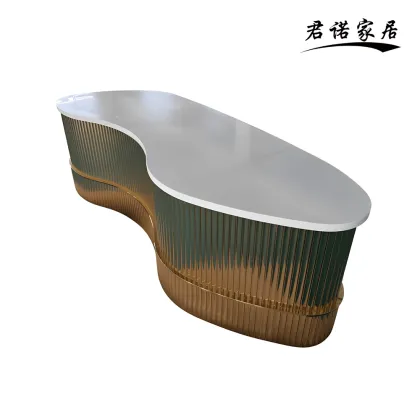 Curved Luxury Commercial Display Pedestal