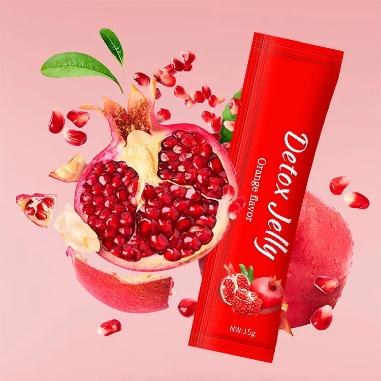 OEM/ODM Natural Fruit Flavor Appetite Detox Weight Loss Probiotic Enzyme Jelly Sticks Weight Loss Slimming Jelly For Women