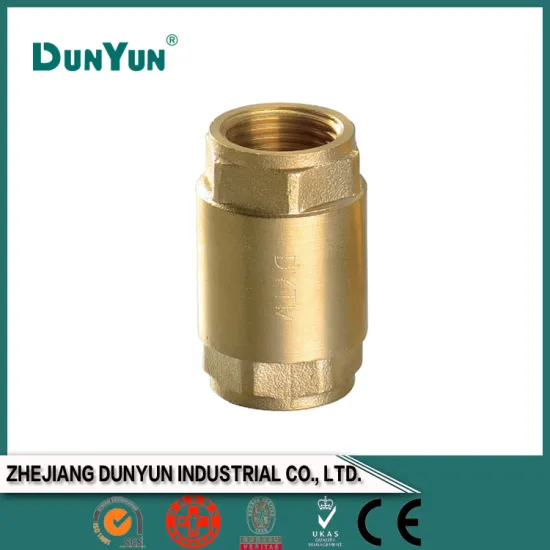 Factory sale brass spring check valve/brass stem