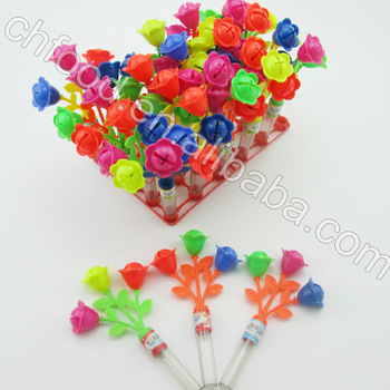 2014 New Product !Funny Flower Rattle Toy Candy For Kids