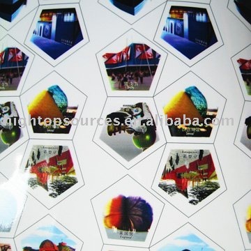 PVC photograph or picture ball leather