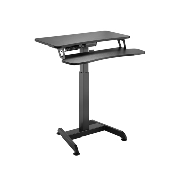 Electric Height Adjustable Standing Workstation with Keyboard Tray
