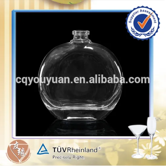 Custom Made Mini Cosmetic Glass Bottle Set 60ML Glass Perfume Bottle