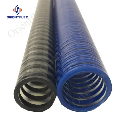 spiral water flow mining suction hose pipe