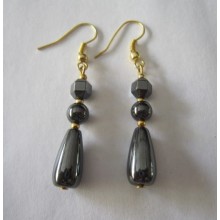 Hematite Earring