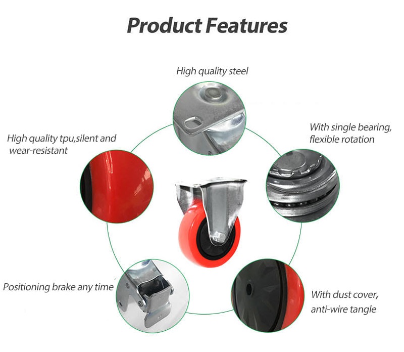 Rigid PU Casters