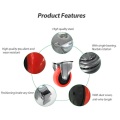 ODM OEM Customized Medium Duty Rigid PU Casters