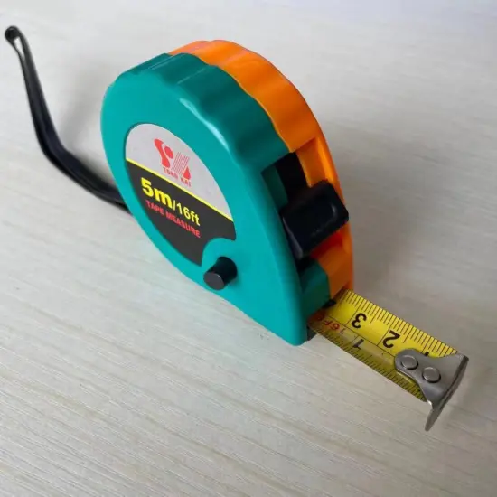 Household measuring tool with three control buttons