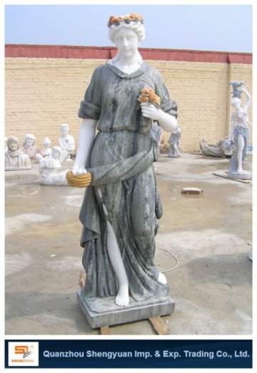 Athena stone carving sculpture