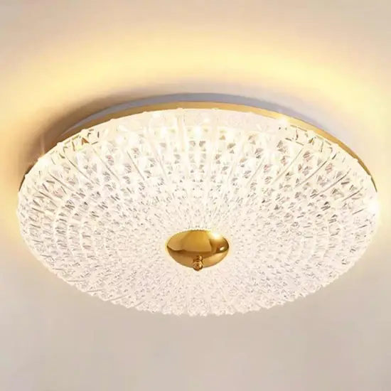 Modern Nordic-Inspired Ultra-Thin Circular Ceiling Light for Bedroom