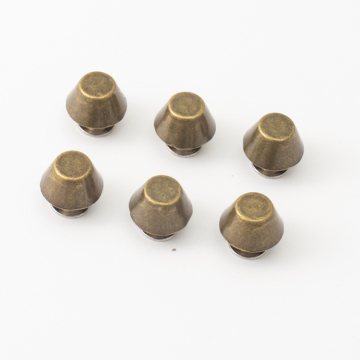 Custom 8mm Dome End Rainbow Double Metal Studs for Handbag - 11mm Purse Foot Rivet
