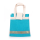 Sac fourre-tout en jute bleu ciel