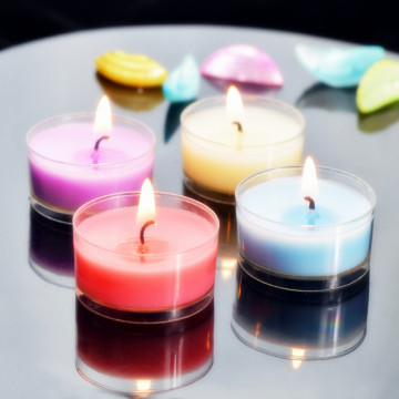 Kosong Kosong Pc Plastik Transparan Tealight Candle Cups
