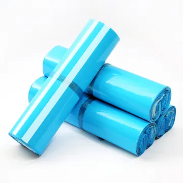 Poly Bag Blue Color Clothes Packaging Shipping Bag