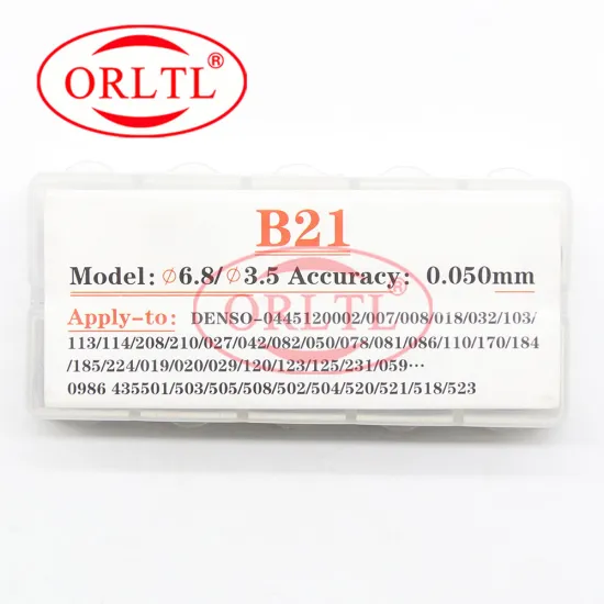 ORLTL Injector Shim Kits for Denso - B21 Injection Nozzle Washer 1.500mm-1.770mm Valve Adjustment Shim