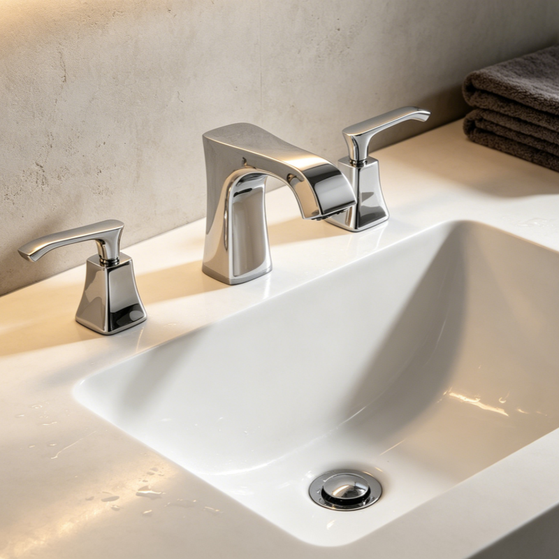 3 tap hole basin mixers